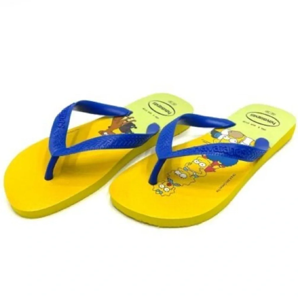 Havaianas Simpsons TV Family Pop Art Abstract Cartoon Beach Flip Flop Sandals